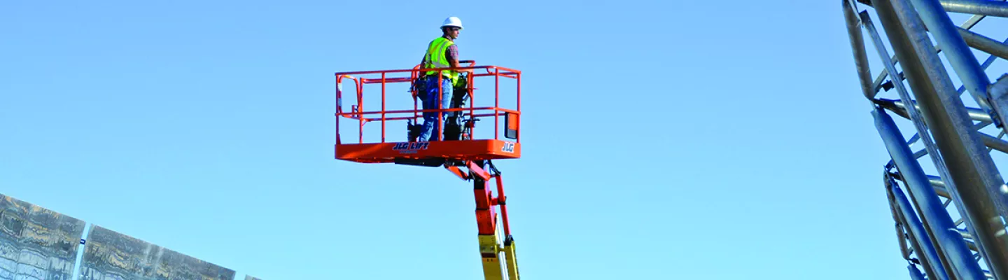 boom lift exended