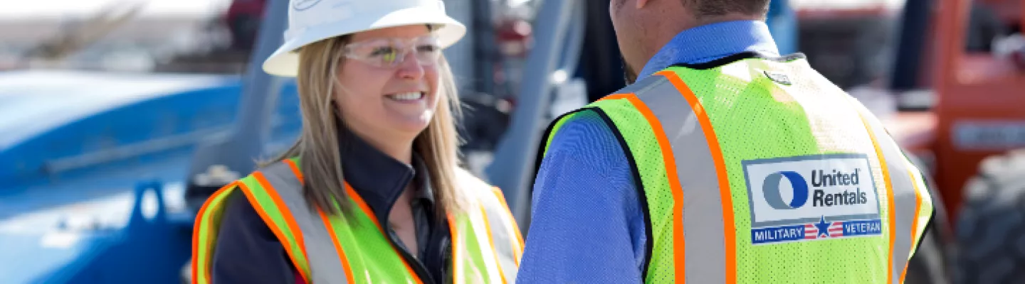 man and woman in ppe on jobsite