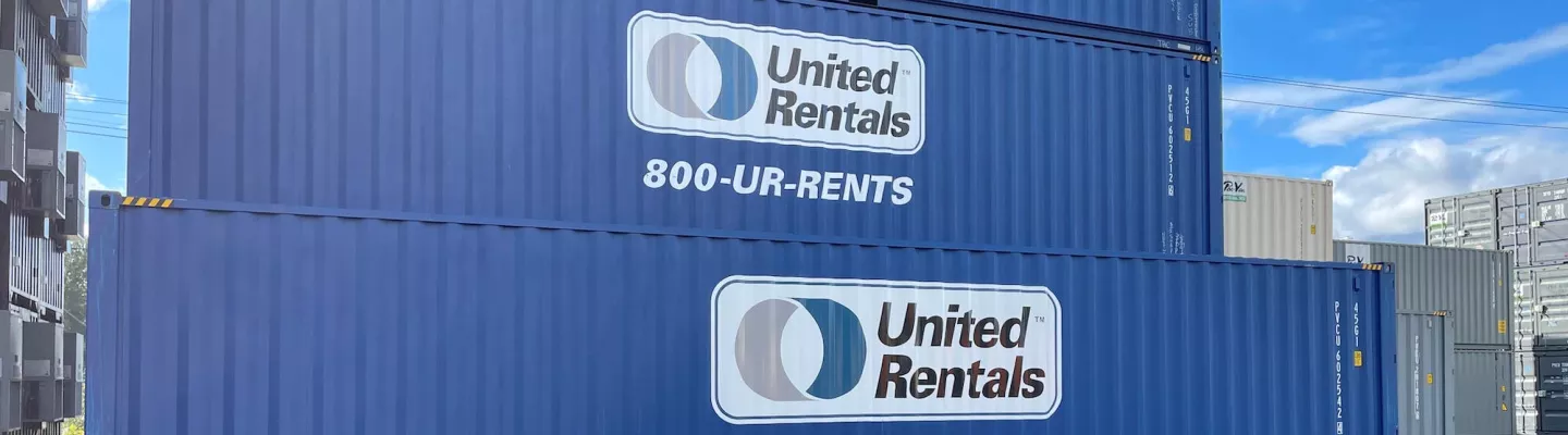 Stacked storage containers