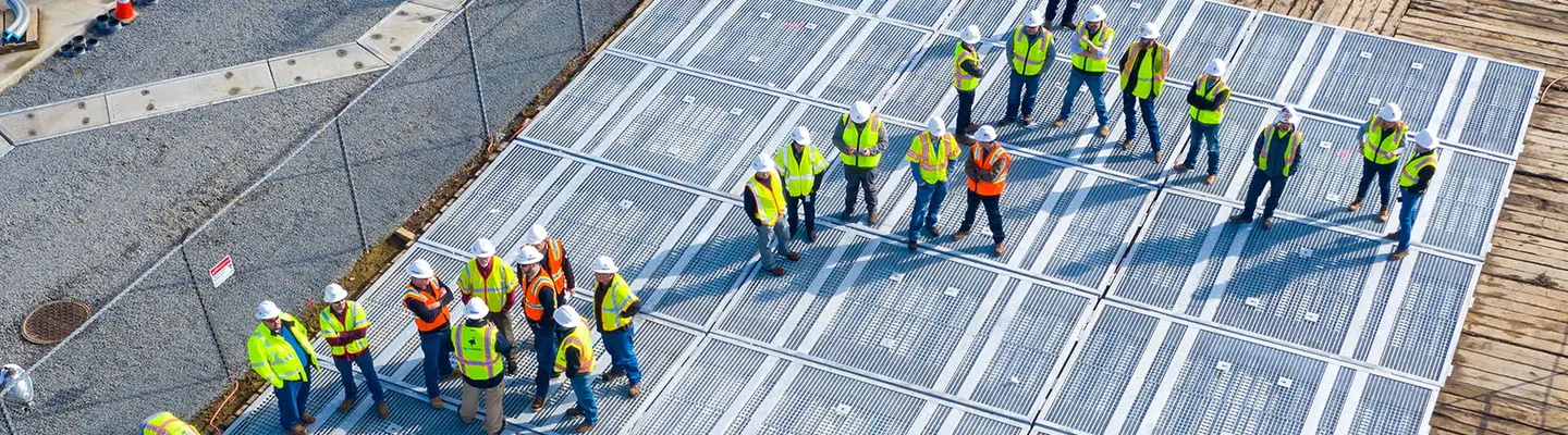 EPZ grounding mat at jobsite
