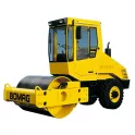 Yellow Bomag drum roller