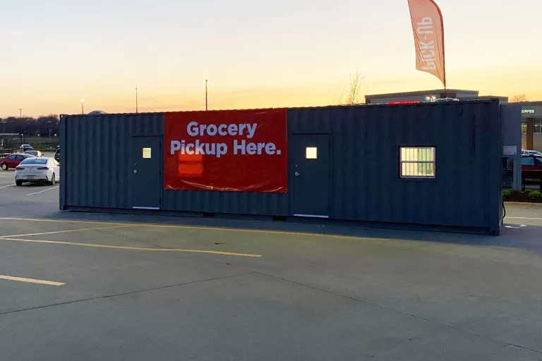 SCMO Retail grocery pickup kiosk