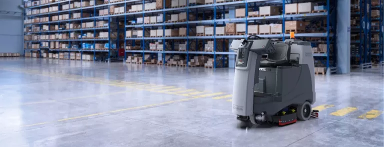 Flooring maintenance product in warehouse