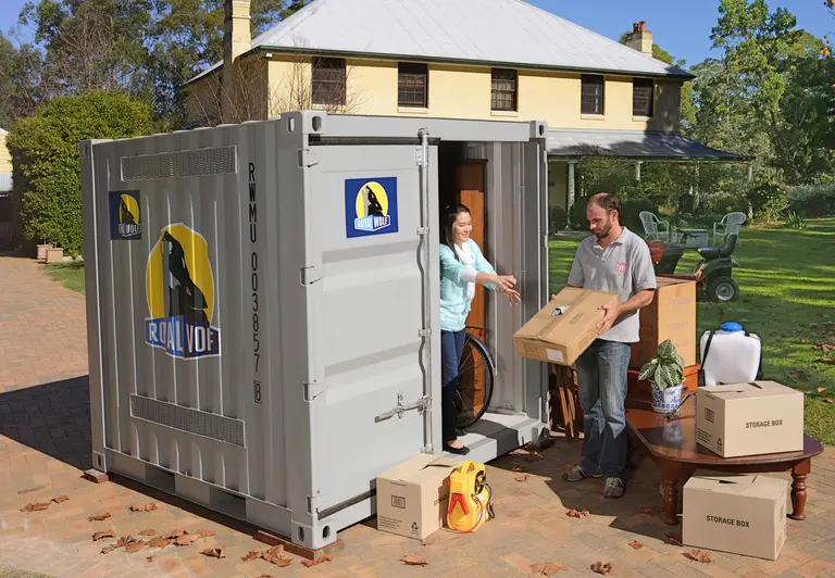 self storage family packing gear 