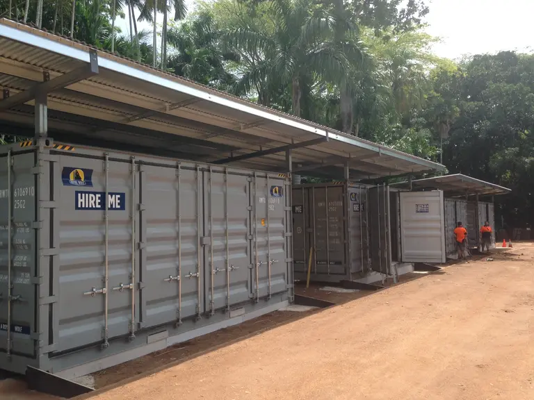 containers under cover