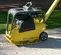 Yellow Wacker-Neuson reversible vibratory plate compactor