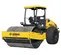 Yellow Bomag Ride-on Single Smooth-drum Vibratory Roller