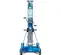 Blue and Silver Genie 700-1,000 lbs. 13-15 ft. manual material lift