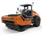 Orange and black Hamm 80-89 in. 27.5 ton Ride-on Single Padfoot Drum Vibratory Roller