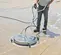 Silver MiTM Pressure Washer Surface Cleaner with Rotary Wash Brush