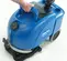 Blue and black NILFISK Walk-Behind Power Scrubber, 12 in., Battery Powered