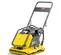 Yellow and silver Wacker-Neuson vibratory plate compactor