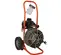 Orange and black GENERALPIPE Easy-rooter Plumbing Snake, Electric-powered, 1/2 in. X 75 ft.