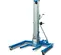 Blue and silver GENIE Material Lift, 700-1,000 lbs., 6 ft.-12 ft., Manual