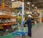 Blue and silver GENIE Material Lift, 700-1,000 lbs., 6 ft.-12 ft., Manual