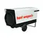White and black HEATWAGON Heater, 136,000 BTU, 480V Electric Powered