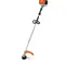 Orange, black, white and silver STIHL Brush Cutter, Gas Powered
