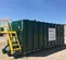 Green and yellow WICHITA Mini Frac Tank, 8,400 Gal.