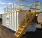 White and yellow WICHITA Mini Frac Tank, 8,400 Gal.