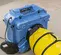 Blue and black DRI-EAZ HEPA 500 Negative  Air Filter