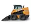 Orange and black Case Skid Steer