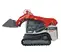 Red Takeuchi track loader