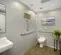 Interior of Satellite Two to three Station ADA-Compliant Restroom and Shower Trailer Combo with two or three Sinks