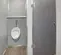 White Satellite 2-Station Restroom Trailer with 2 Sinks, interior