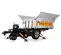 Equipter 14 ft. Lift & Dump Roofing Trailer, 4 cubic yds., Tandem Axle