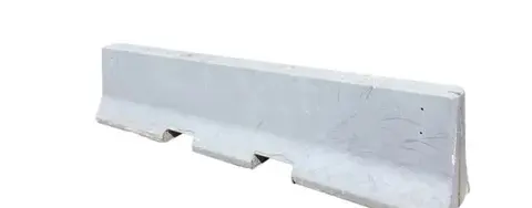 Concrete T-lok Barriers height adjusted