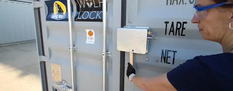 woman and wolf lock