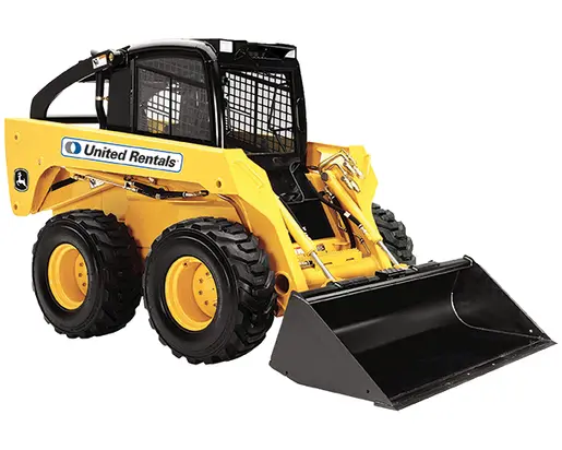 Yellow Skid Steer