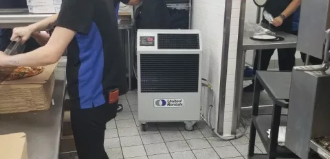 Climate Solutions - Heater in restaurant 