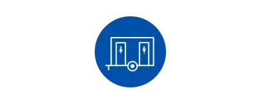 bathroom trailer icon
