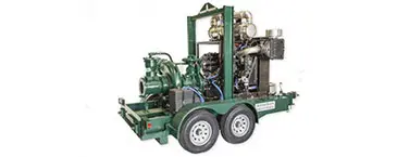 Super Vacuum Assisted Pump, 8 in. by 6 in., Diesel Powered