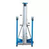 Blue and Silver Genie 700-1,000 lbs. 13-15 ft. manual material lift