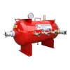 Orange Texas Pneumatic 60 gallon air manifold