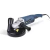 Blue and silver Blastrac electric angle grinder