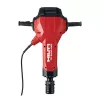 Red and black HILTI Demolition Breaker Hammer, Electric-powered, 60 lbs.