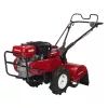 Red Honda 8 horsepower Walk-behind Rear Tine Tiller