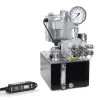 Silver and black Hytorc electric hydraulic pump for torque wrench