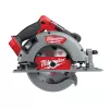 Red, black and gray MILWAUKEE Circular Saw, 7-1/4 in., Cordless, Electric Powered