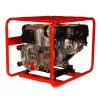 Red and silver and black MULTIQUIP Trash Pump, 3 in., Gas Powered