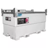 White Western double wall fuel tank with pump