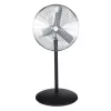 Grey and black AIRMASTER Industrial Pedestal Fan, 30 in.