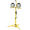 Yellow and black SOUTHWIRE Portable Light Stand, 1,000W, Halogen