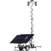 White and silver WANCO LIGHT TOWER, 1-2KW LED SOLAR
