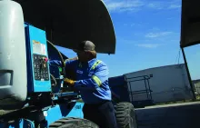 man working on machine 