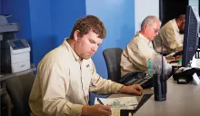 men at computers