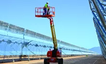 boom lift exended